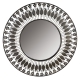 Nástěnné kovové zrcadlo Baroque Leaf, 70 cm