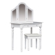 Toaletní stolek se stoličkou Croix, bílý