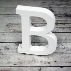 Dřevěné písmeno B, 8cm