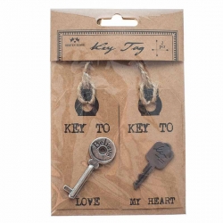 Štítky na dárky Keys to your heart